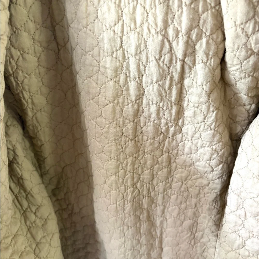 J. Crew Beige Hooded Jacket with Metal Accents